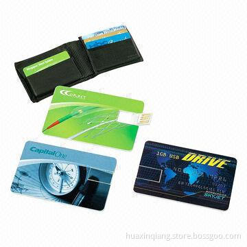 Credit card USB flash drive